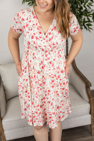 Michelle Mae Tinley Dress - Ivory Floral FINAL SALE