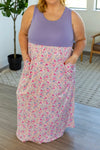 Michelle Mae Samantha Maxi Dress - Purple Floral FINAL SALE