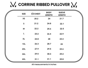 Michelle Mae Corrine Ribbed Pullover Top - Lavender FINAL SALE
