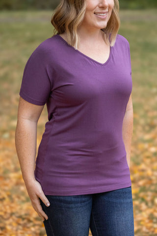 Chloe Cozy Tee - Purple