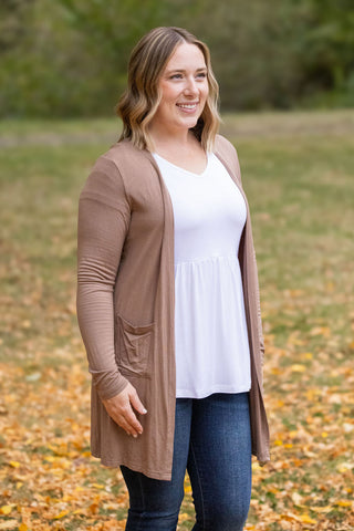 Classic Cardigan - Mocha