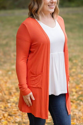 Classic Cardigan - Pumpkin