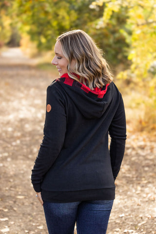 Avery Accent HalfZip Hoodie - Buffalo Plaid