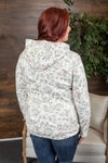 Michelle Mae Classic Halfzip Hoodie - Floral with Blush Accent