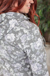 Michelle Mae Classic HalfZip Hoodie - Grey and Purple