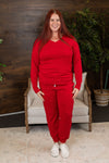 Michelle Mae Lounge Set - Red