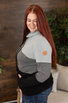 Michelle Mae Classic Funnel Neck Sweatshirt - Monochrome