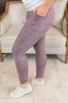 Michelle Mae Athleisure Leggings - Purple Camo