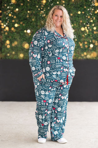 Evergreen Christmas Pajama Set