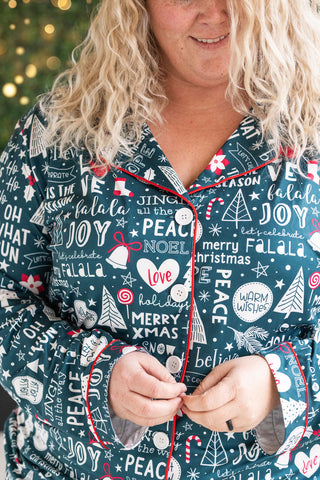 Evergreen Christmas Pajama Set