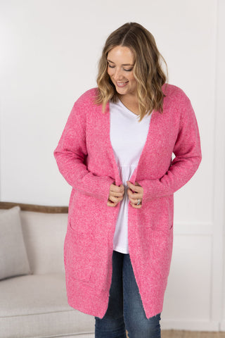 Madison Cozy Cardigan - Pink