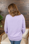 Michelle Mae Vintage Wash Pullover - Lavender