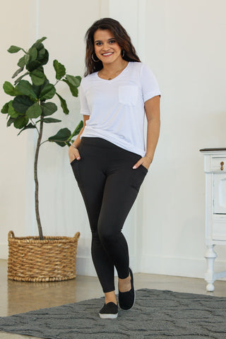 Athleisure Leggings - Black