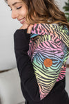 Michelle Mae Ashley Hoodie - Rainbow Zebra