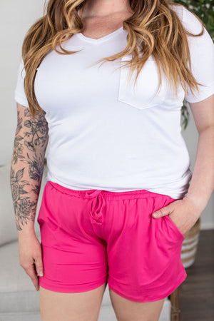 Michelle Mae Jamie Shorts - Hot Pink