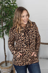 Michelle Mae Cloud Funnel Neck - Classic Leopard