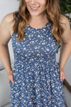 Michelle Mae Bailey Dress - Denim Blue Floral