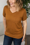 Michelle Mae Sophie Pocket Tee - Camel
