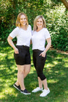 Michelle Mae Athleisure Shorts - Black