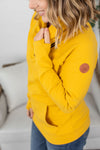 Michelle Mae Classic ZipCowl Sweatshirt - Mustard
