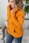 Michelle Mae Classic ZipCowl Sweatshirt - Camel