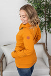 Michelle Mae Classic ZipCowl Sweatshirt - Camel
