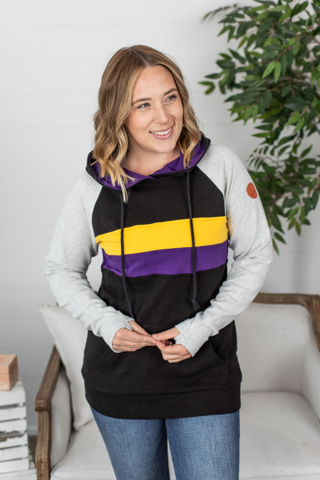 Michelle Mae Ryan Hoodie - Purple and Black