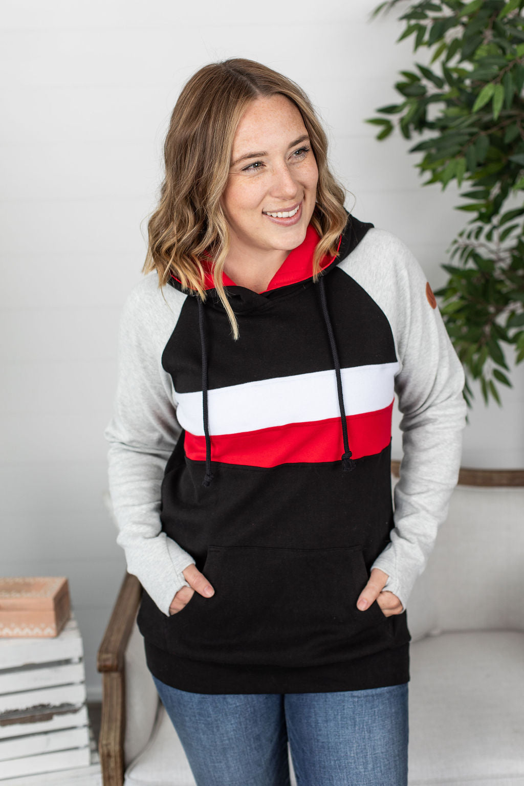 Michelle Mae Ryan Hoodie - Red and Black