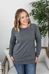 Michelle Mae Kayla Lightweight Pullover - Grey