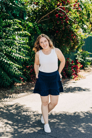 Michelle Mae Shelby Skort - Navy