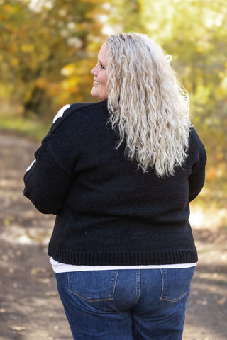 Snowflake Cardigan - Black