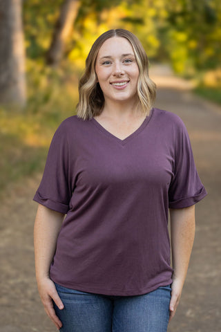 Selene Relaxed Top - Amethyst