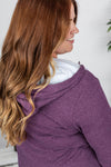 Michelle Mae Classic Halfzip Hoodie - Heathered Purple