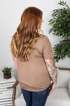 Michelle Mae Sophie Pocket Tee - Mocha