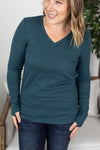 Michelle Mae Leah Long Sleeve Top - Teal