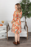 Michelle Mae Taylor Dress - Rust Floral