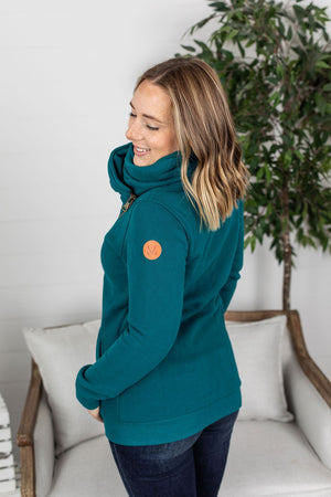 Michelle Mae Quinn ZipUp Cowl - Teal