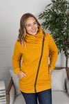 Michelle Mae Quinn ZipUp Cowl - Mustard