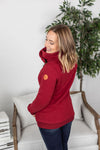 Michelle Mae Quinn ZipUp Cowl - Burgundy
