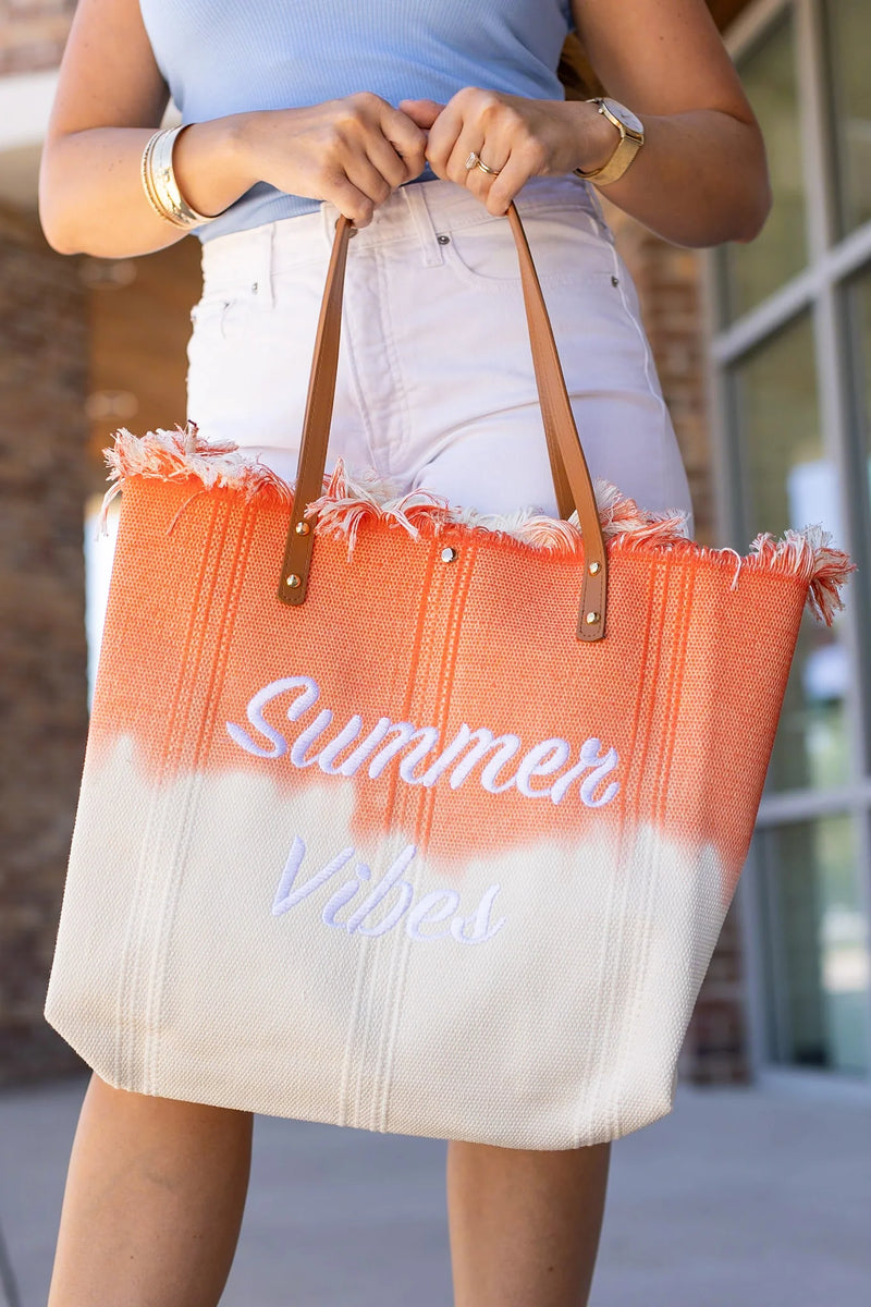 IN STOCK Fringe Summer Vibes Bag - Orange
