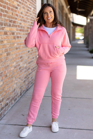 Michelle Mae Cozy Joggers - Pink