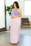 Michelle Mae Samantha Maxi Dress - Purple Floral
