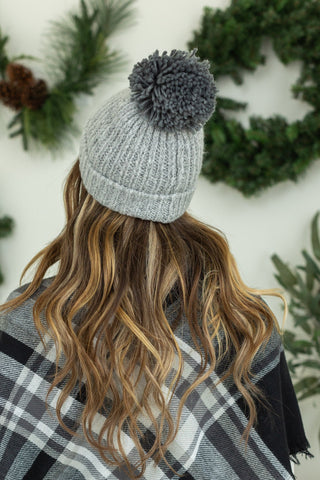 Heathered Gray Beanie FINAL SALE