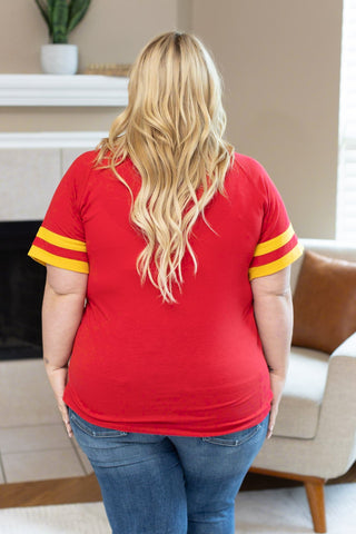 Kylie Tee - Kansas City Red and Yellow FINAL SALE