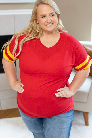 Kylie Tee - Kansas City Red and Yellow FINAL SALE