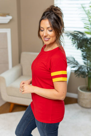 Kylie Tee - Kansas City Red and Yellow FINAL SALE