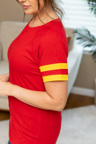 Kylie Tee - Kansas City Red and Yellow FINAL SALE