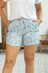 Michelle Mae Jamie Shorts - Sage and Blush Floral