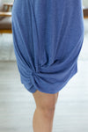 Michelle Mae Knot Dress - Blue