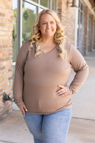 Larissa Long Sleeve - Mocha